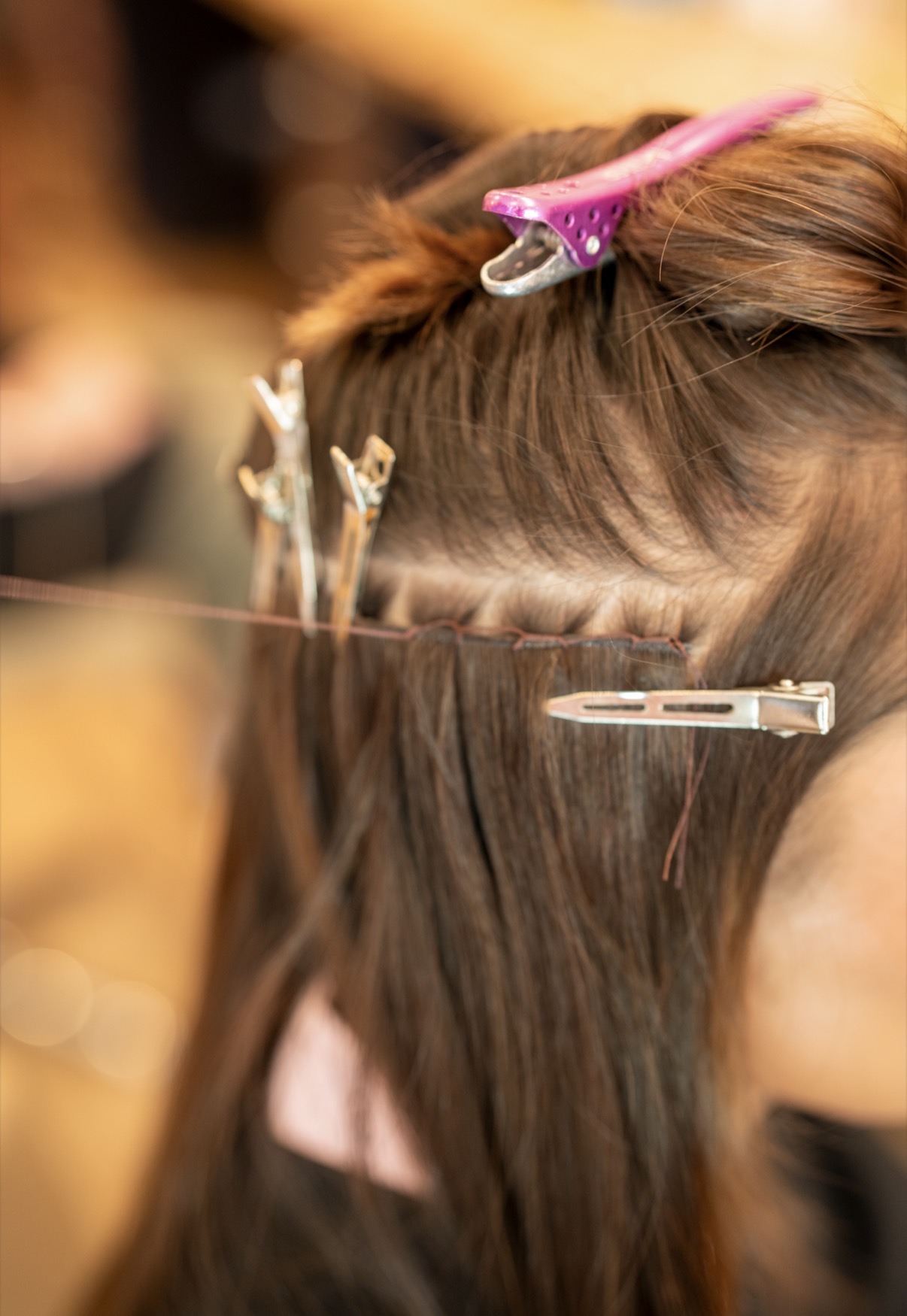 Fuller Hair With weft extensions in Fayetteville AR